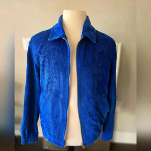 Zara Men's Large Corduroy Zipper Jacket